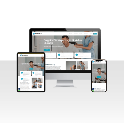 Fizik Tedavi Merkezi Hazır Web Sitesi Paketi – Fizyo