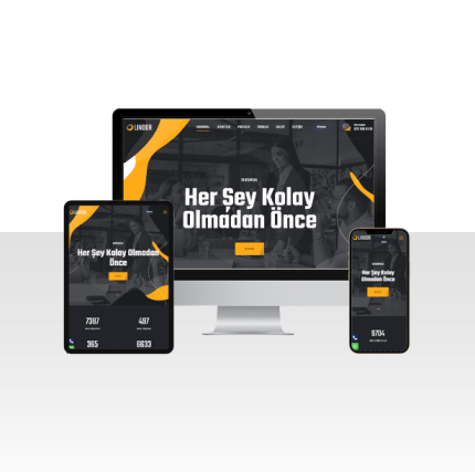 Kurumsal Firma ve Şirket Web Sitesi Paketi – Leeder