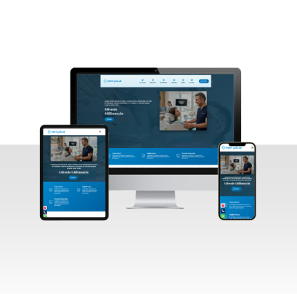 Dişçi ve Diş Hekimleri İçin Hazır Web Sitesi Paketi – Mavi v8